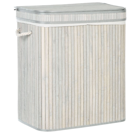 Kosz na pranie KALTHOTA Bambus Szary 100 L