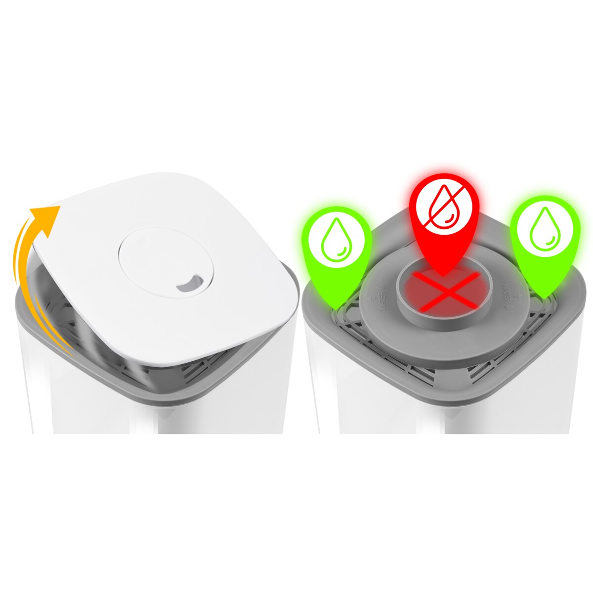 Nawilżacz powietrza ultradźwiękowy jonizator aroma Berdsen