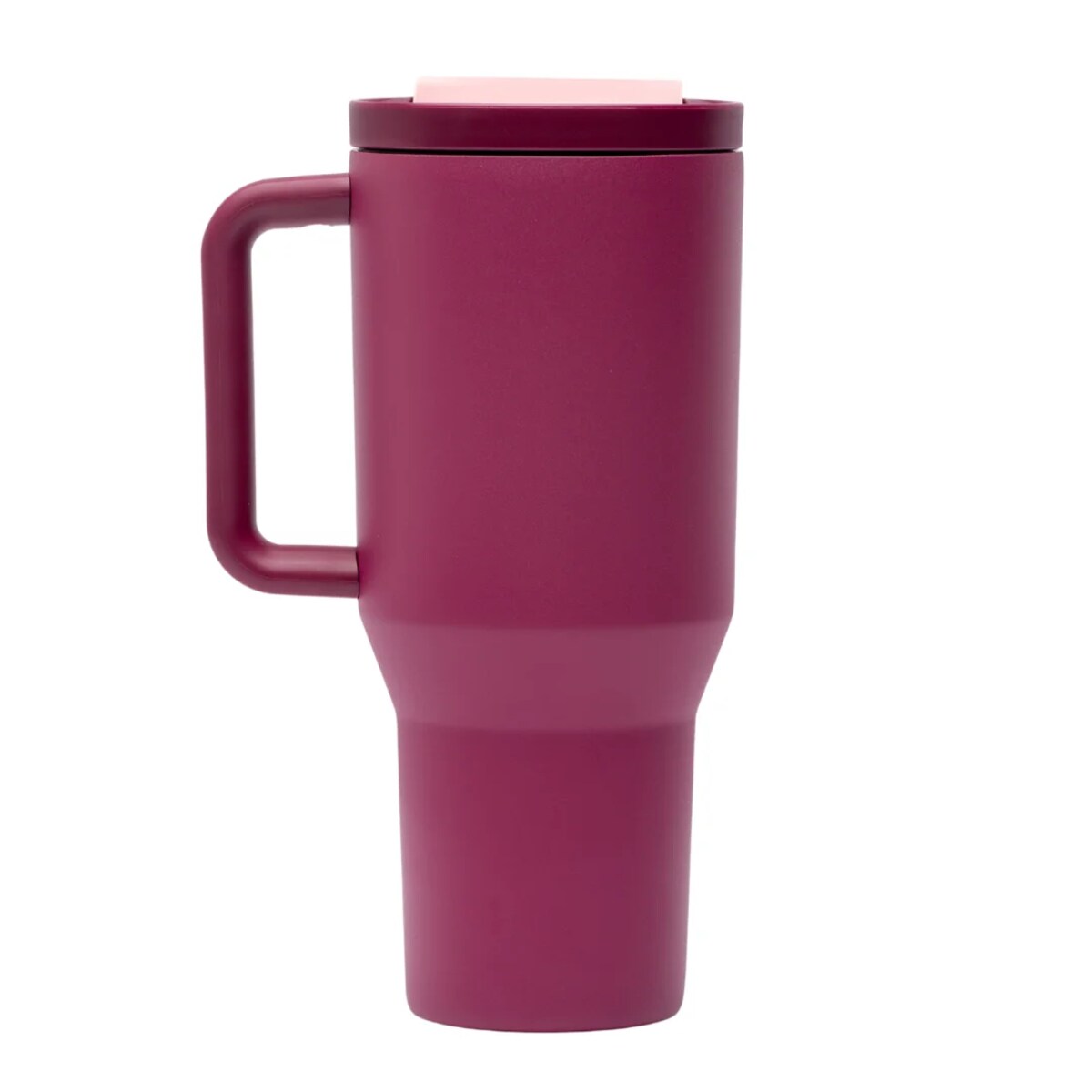 Kubek termiczny ze słomką Rio 950ml - Burgundy Bloom