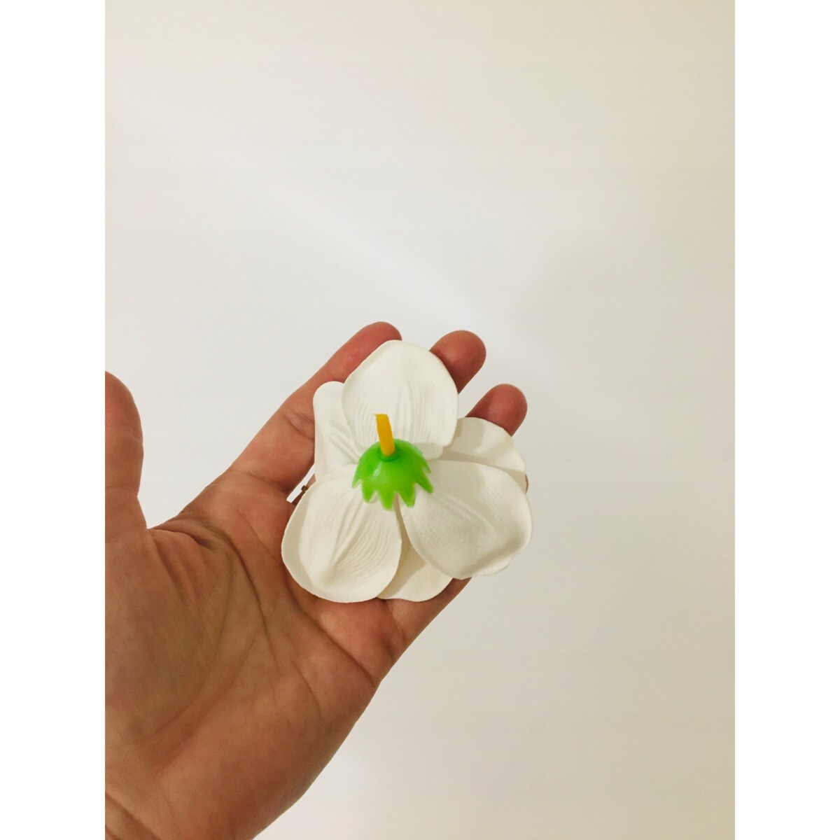 KWIATY MYDLANE MAGNOLIA do bukietów stroika flower box BIAŁA dekoracja