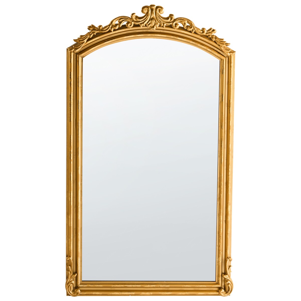 Lustro ścienne GORGES 55 cm 96 cm Metal Złoty