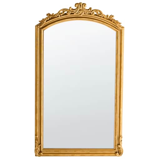 Lustro ścienne GORGES 55 cm 96 cm Metal Złoty