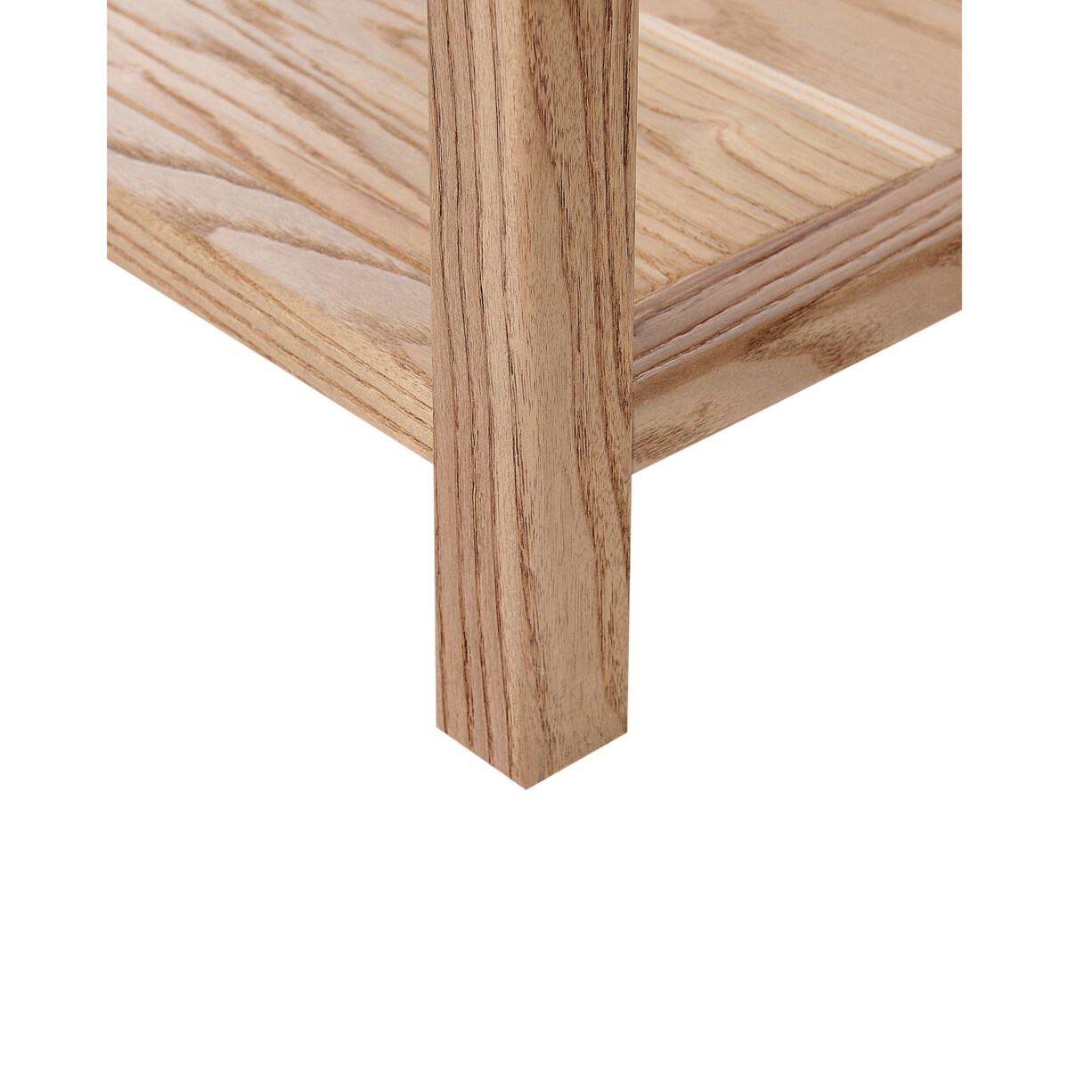 Konsola 2 szuflady 53 cm jasne drewno SALTON