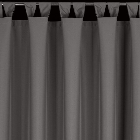 Zasłona Ogrodowa Tarasowa Wodoodporna na Szelkach 155 x 200 Ciemnoszara