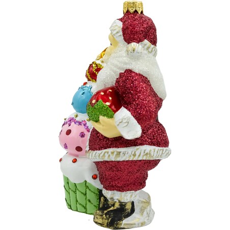 Bombka choinkowa: Święty Mikołaj cukiernik