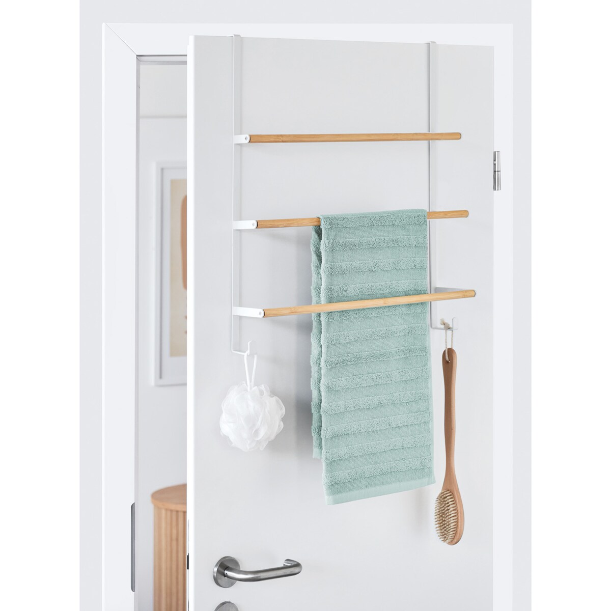 Wieszak na ręczniki na drzwi ZELLER, 51 x 56 cm