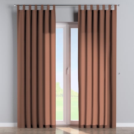 Zasłona na szelkach 1 szt. 130x260 brązowy