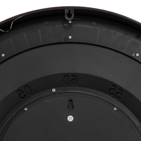 Zegar w stylu retro z widocznym mechanizmem YONI, Ø 59 cm