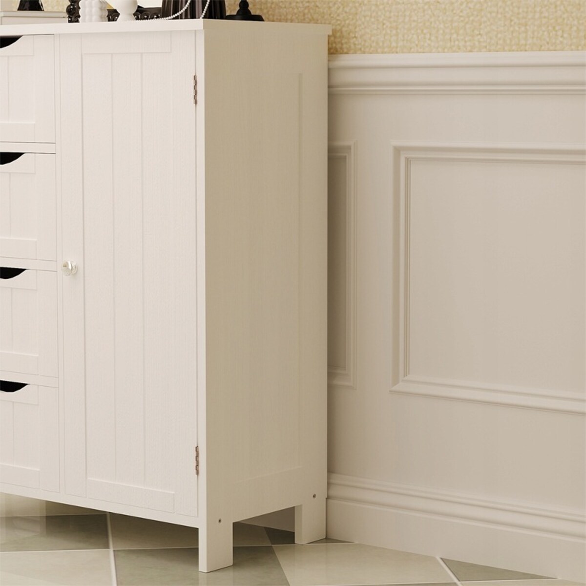 Szafka regał komoda łazienka przedpokój loft 3 szuflady biała wysoka 80 cm