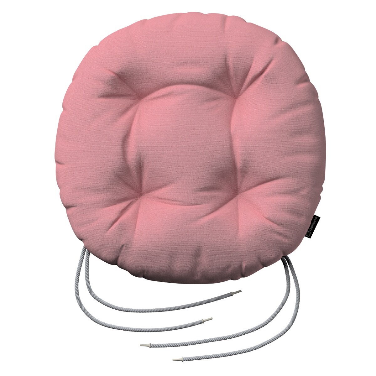 Poduszka na krzesło Adam, brudny róż, fi 40 x 8 cm, Loneta