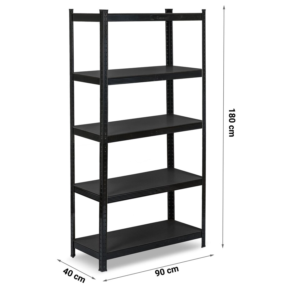 Regał metalowy magazynowy Humberg HR-851 5 półek 180x90x40cm 875kg 2w1 4851