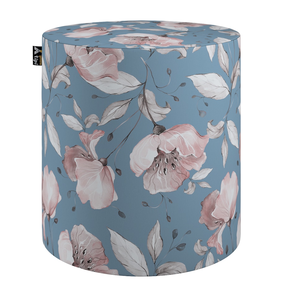 Puf Bobby, niebiesko-różowy, ø40, wys. 40 cm, Magic Collection