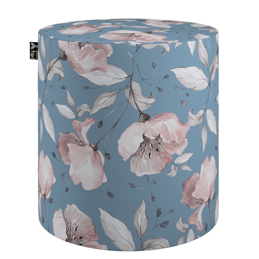 Puf Bobby, niebiesko-różowy, ø40, wys. 40 cm, Magic Collection