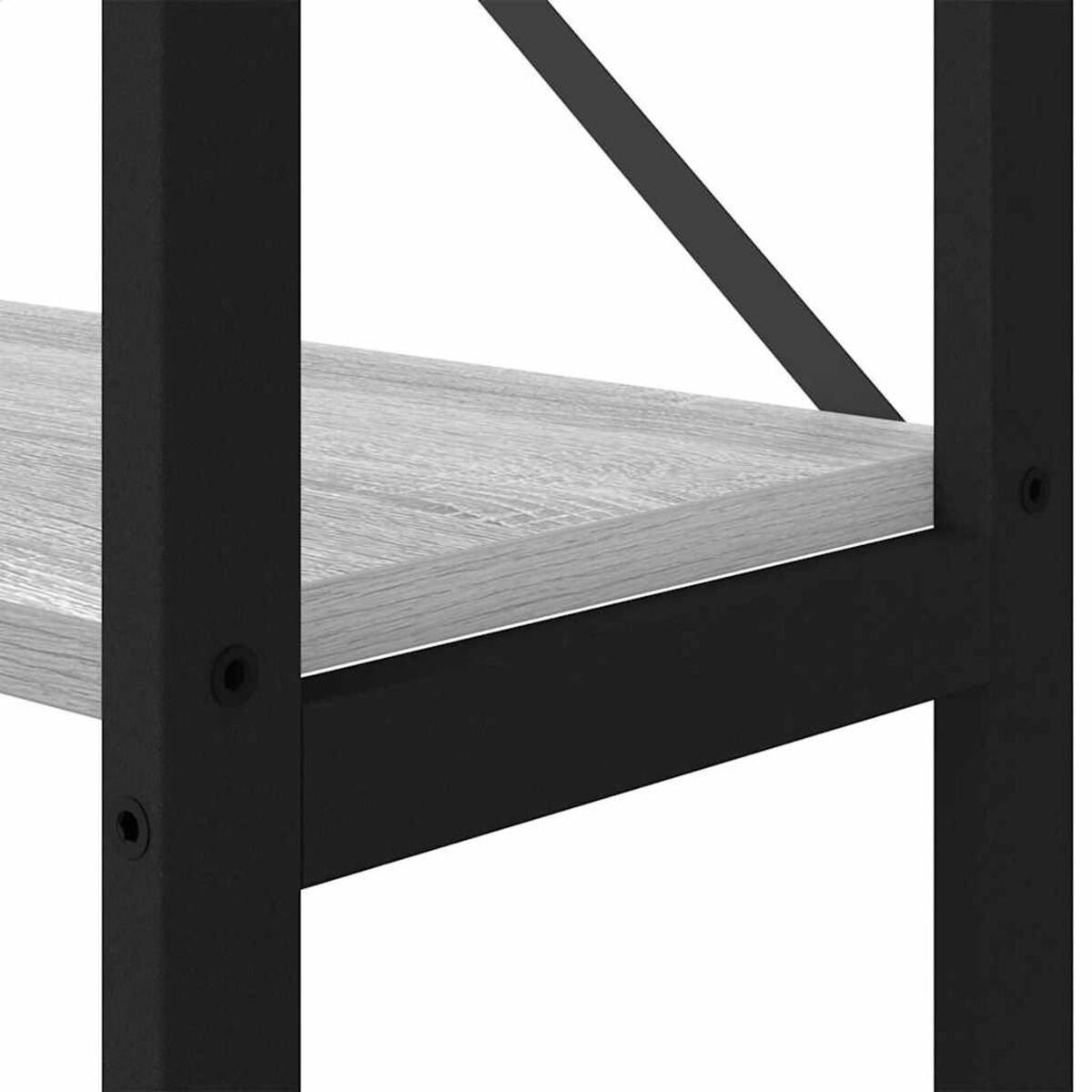 vidaXL Półka na książki Szary dąb sonoma 40 x 30 x 188 cm