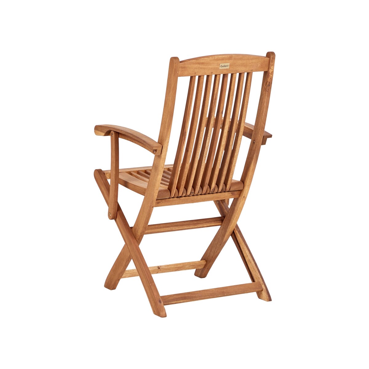 Zestaw ogrodowy drewniany stół z parasolem i 8 krzeseł z poduszkami niebiesko-beżowymi MAUI II