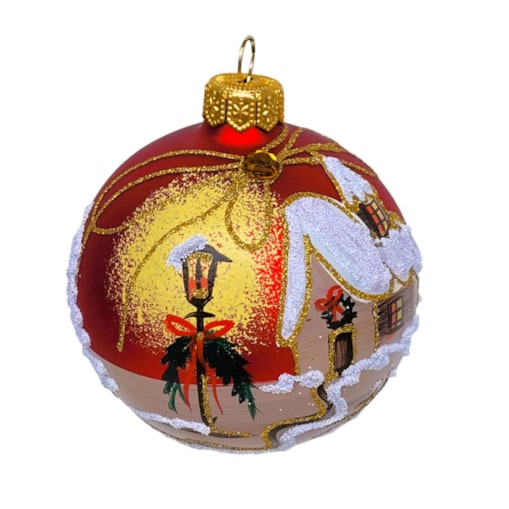 Bombka szklana 4 szt. IGLESIA Ø 120 mm