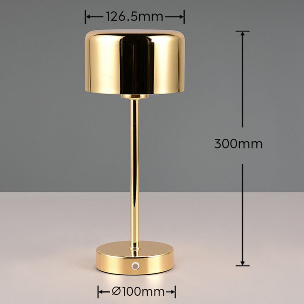 Nocna lampka dotykowa Jeff R59151103 RL Light LED 1W 3000K czarny złoty połysk