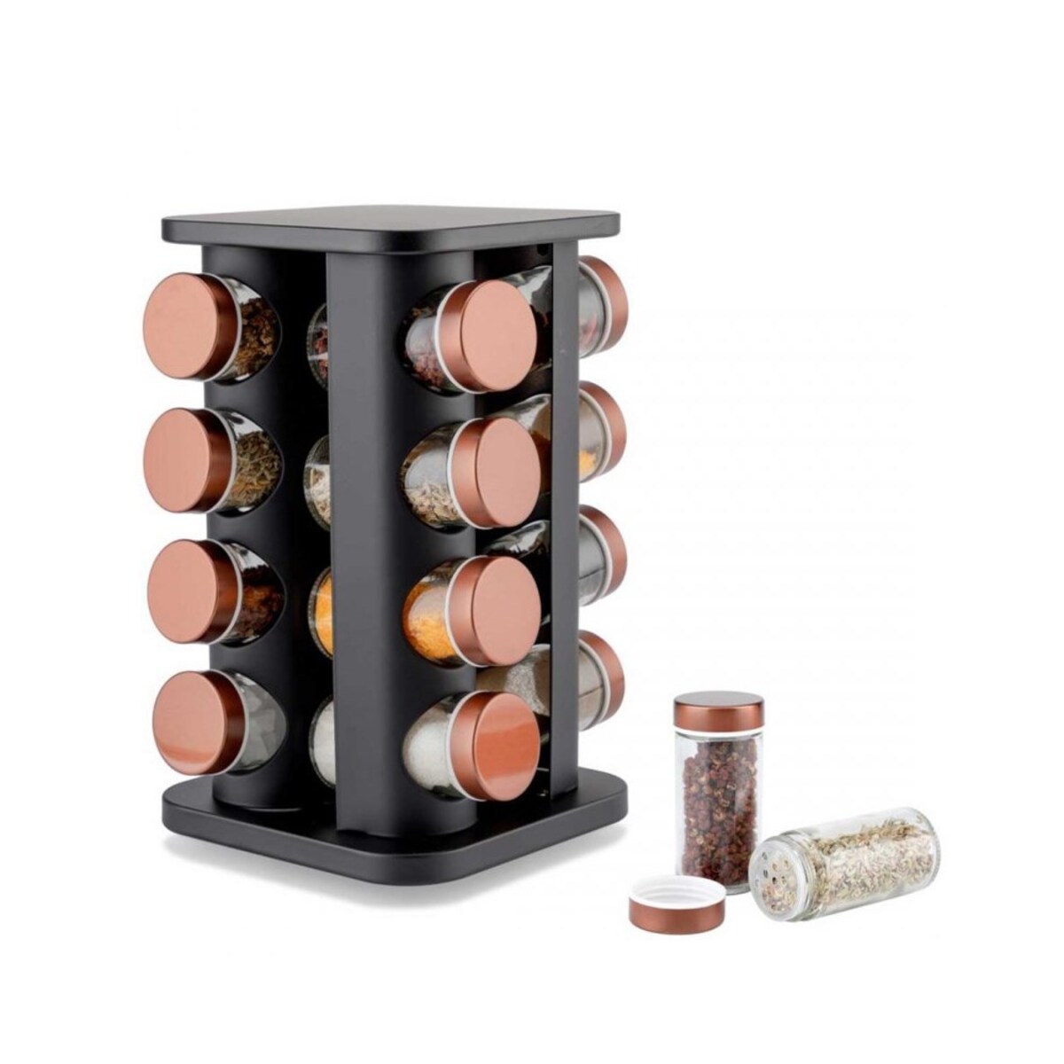 Elitehoff stojak obrotowy na przyprawy 16 pojemników E-8256 56842