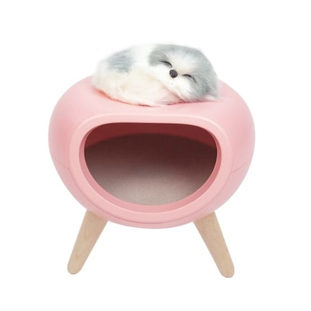 Lampka nocna dla dzieci z pieskiem - różowa