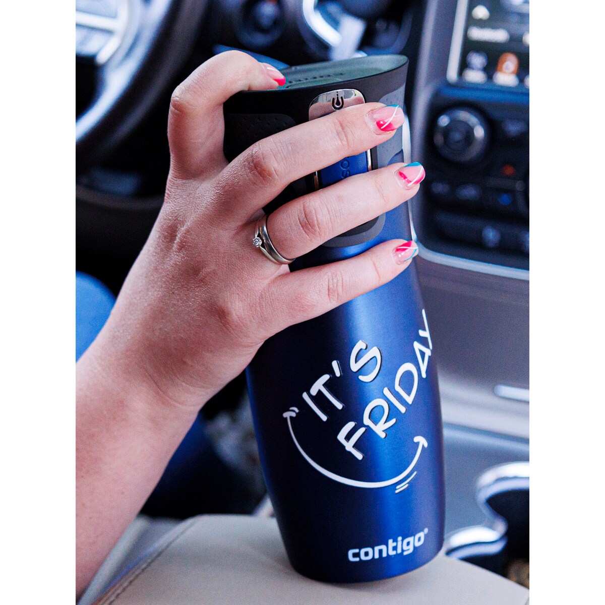 Kubek termiczny Contigo West Loop 2.0 470ml - "It's Friday”