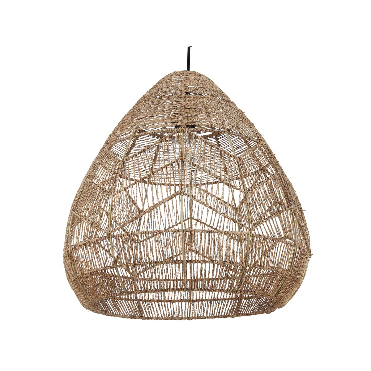 Lampa wisząca pleciona naturalna CASCADE