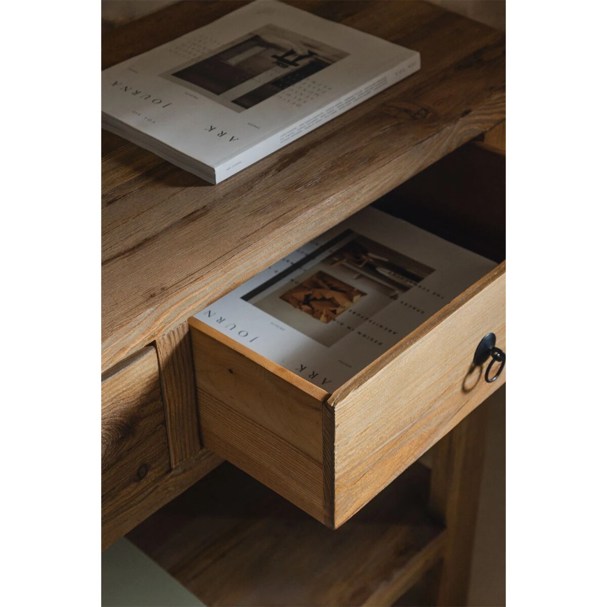 Konsola 170x45 cm z drewna z odzysku Kirena 170 cm