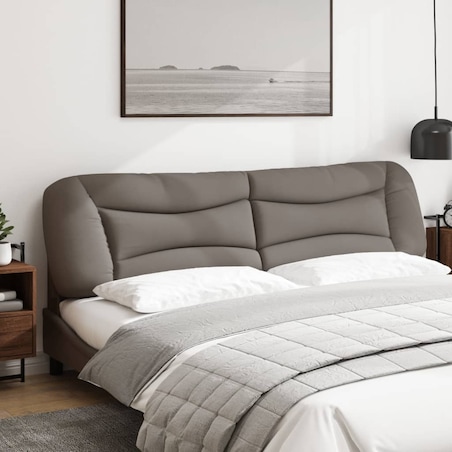 vidaXL Poduszka na wezgłowie, Hvar, kolor taupe, 200 cm, tkanina