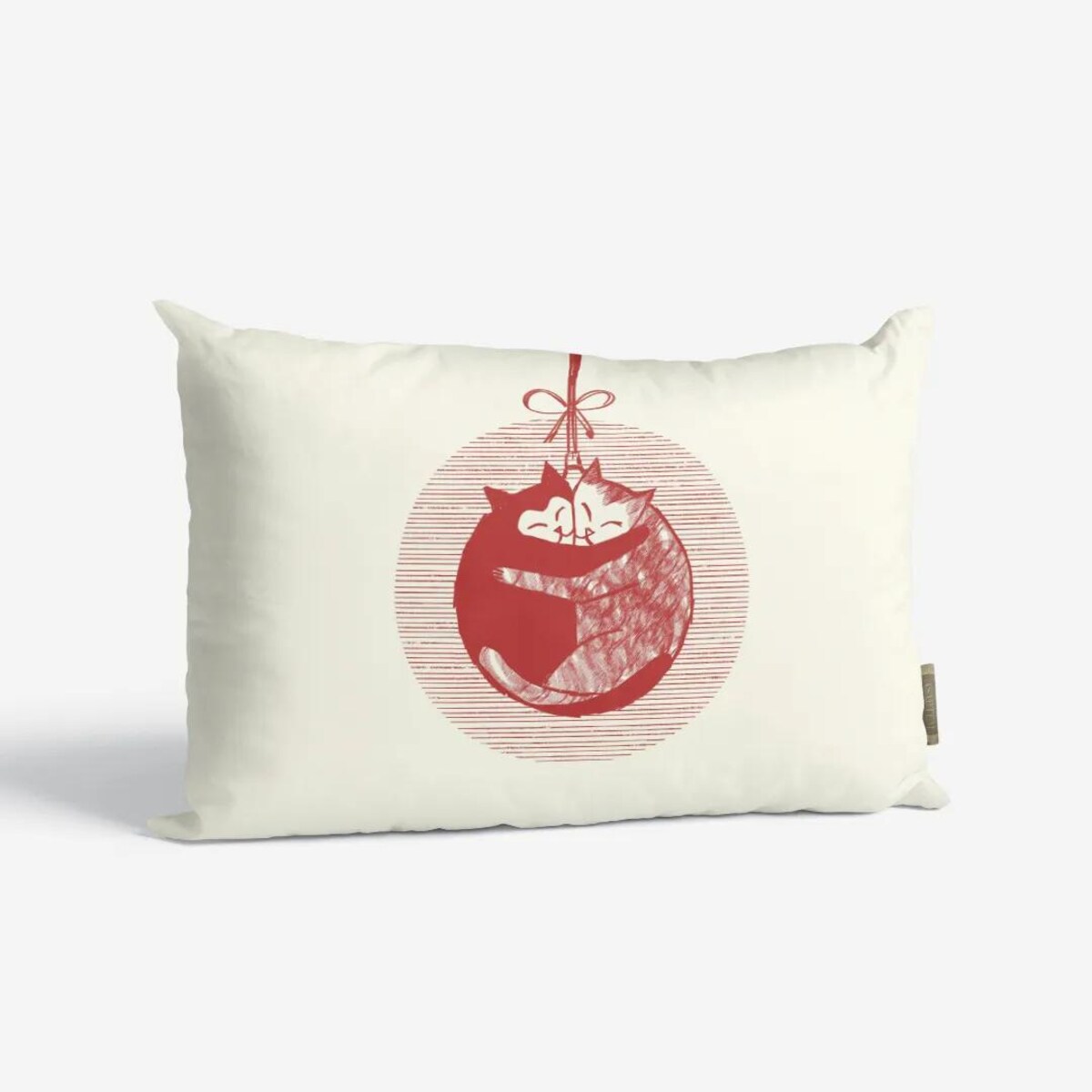 Poduszka świąteczna - merry kittens