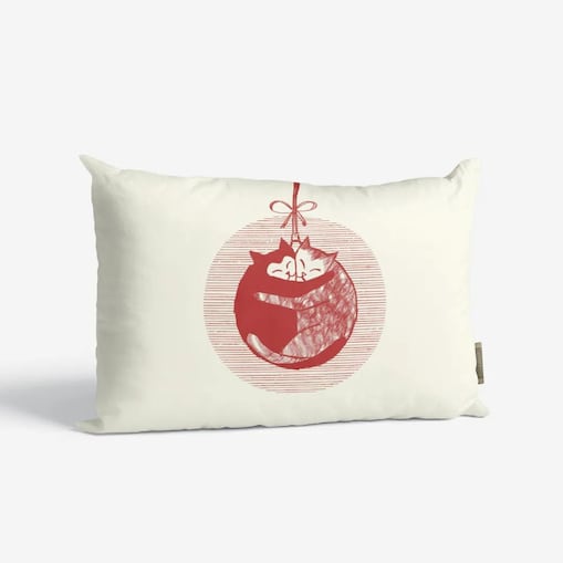 Poduszka świąteczna - merry kittens