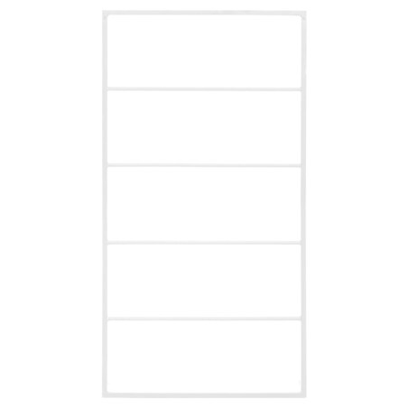 vidaXL Wieszak na ręczniki biały 60x10x116 cm stalowy