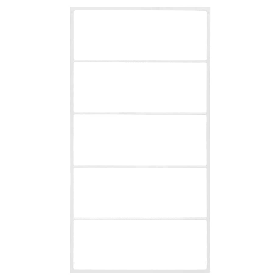 vidaXL Wieszak na ręczniki biały 60x10x116 cm stalowy