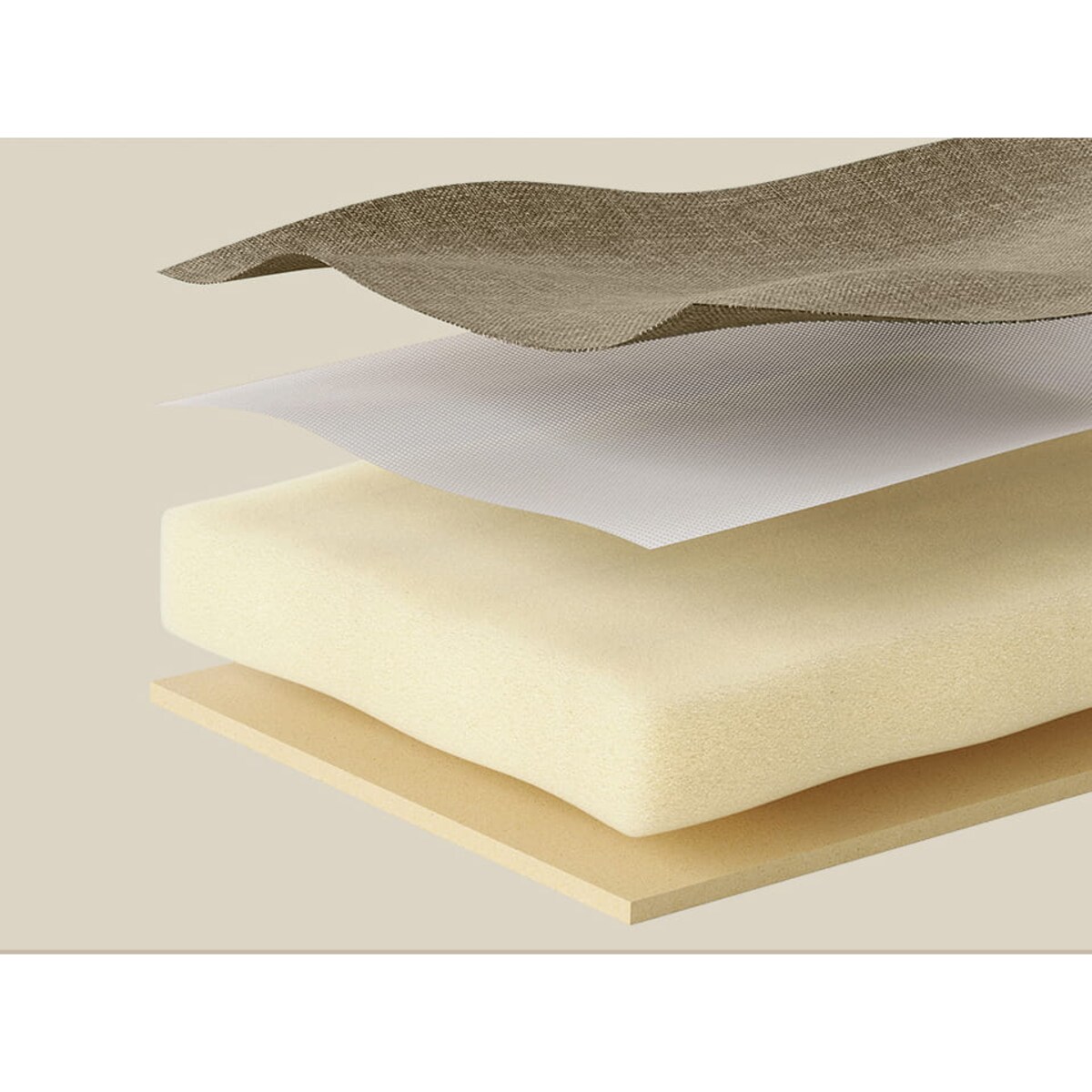 Pufa Siedzisko do sypialni pokoju przedpokoju Brązowa