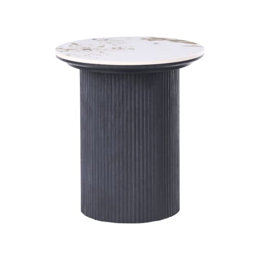 Stolik pomocniczy DORA Ceramika Czarny