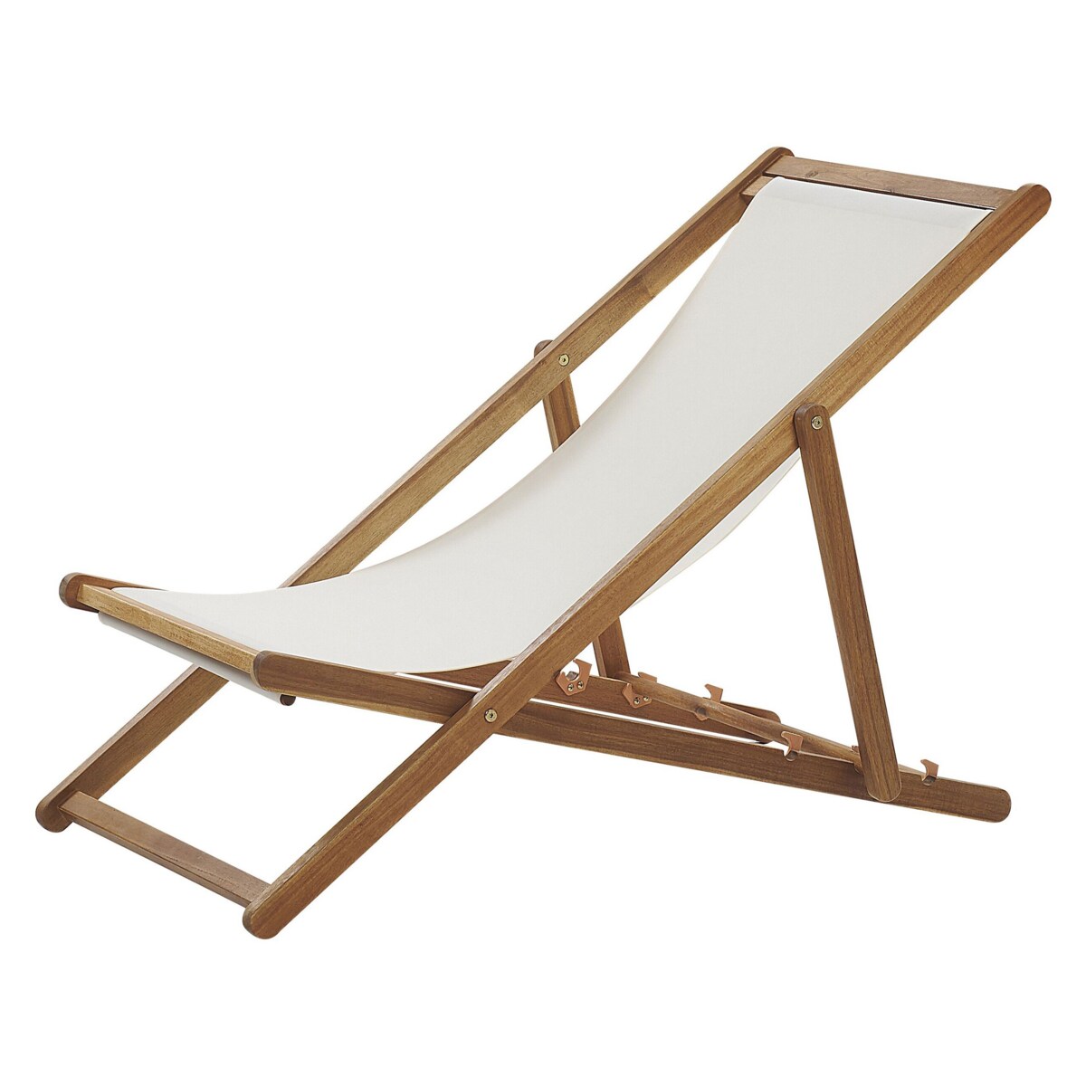 Leżak ogrodowy jasne drewno akacjowe ANZIO