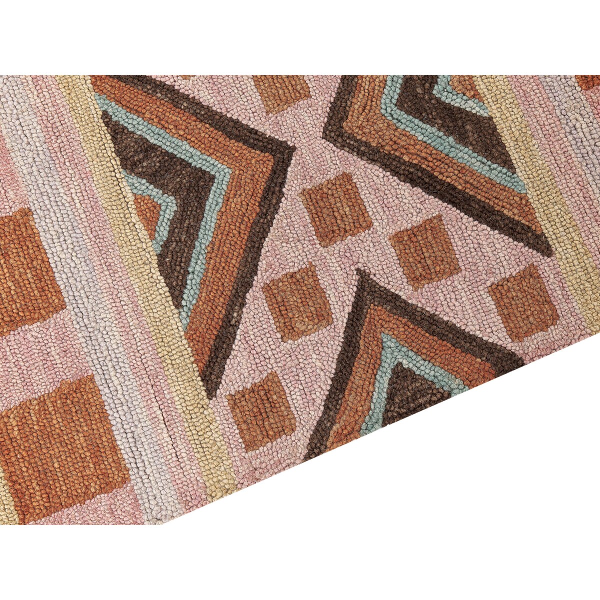 Dywan wełniany 160 x 230 cm wielokolorowy YOMRA