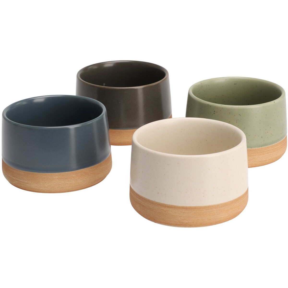 Ceramiczne miseczki na przekąski VOYO, 4 x Ø 9,5 cm