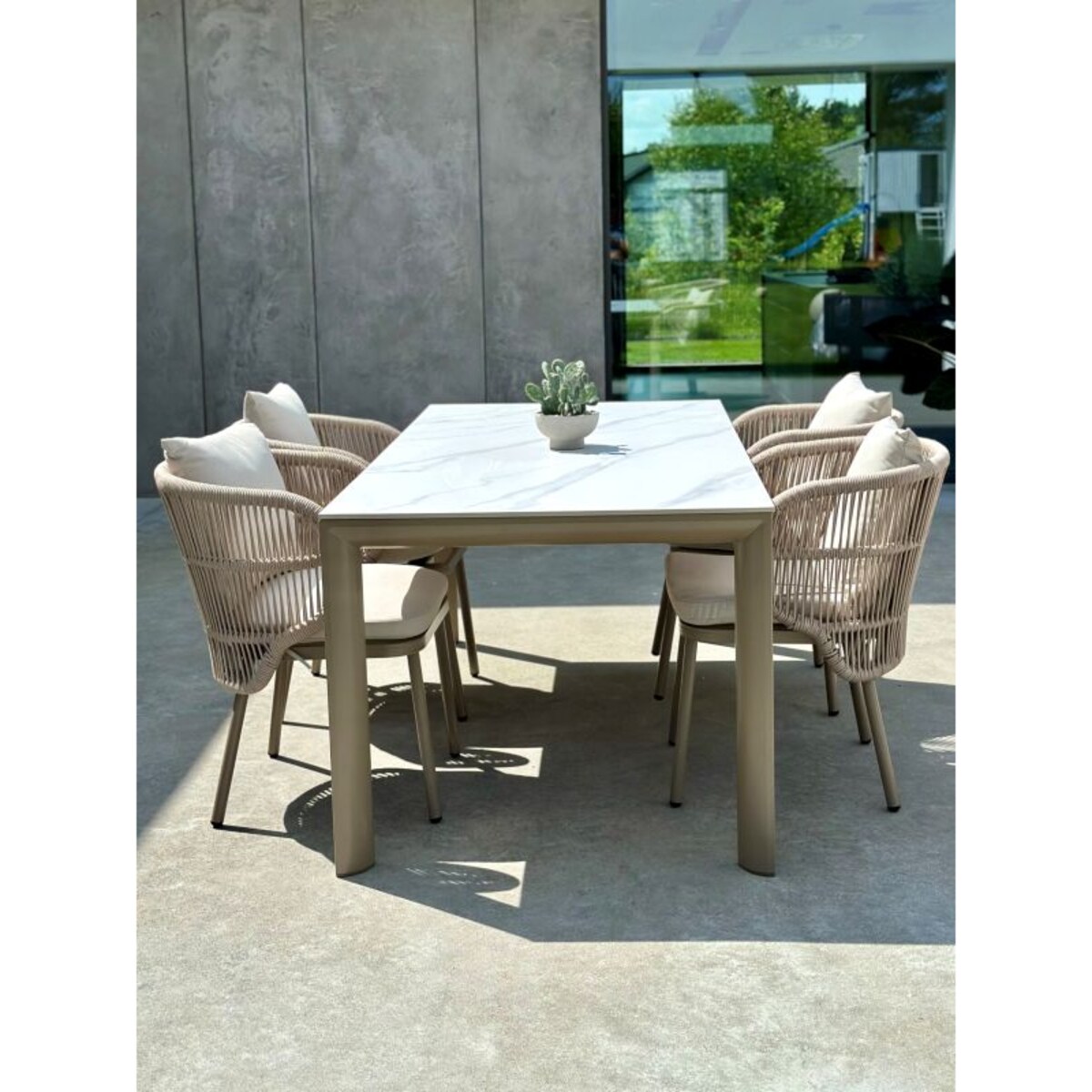 ZESTAW ALUMINIOWY AZZURE SZAMPAŃSKI 4