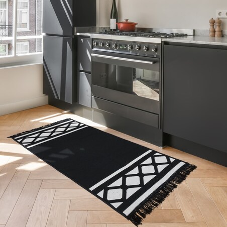 Dywan Kilim Nord 60x120 cm e-floor Grecki czarny