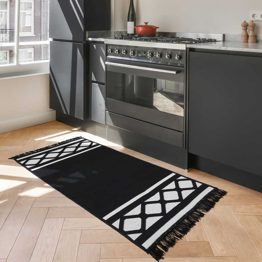 Dywan Kilim Nord 60x120 cm e-floor Grecki czarny