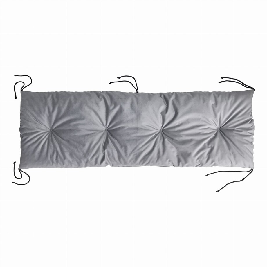 Poduszka na meble ogrodowe bez oparcia, 100x60 cm, Grafit