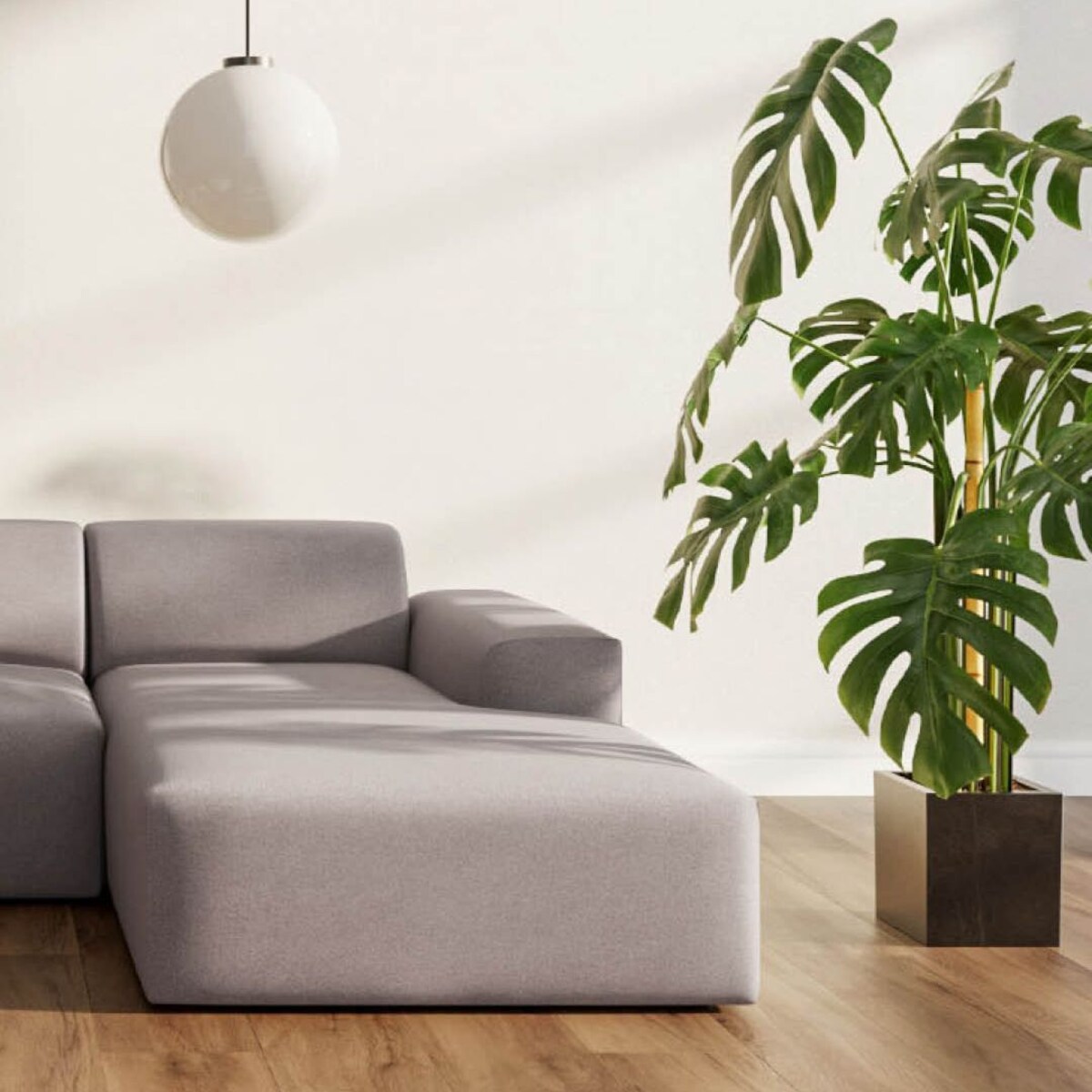 Villet Sofa narożna prawa szara