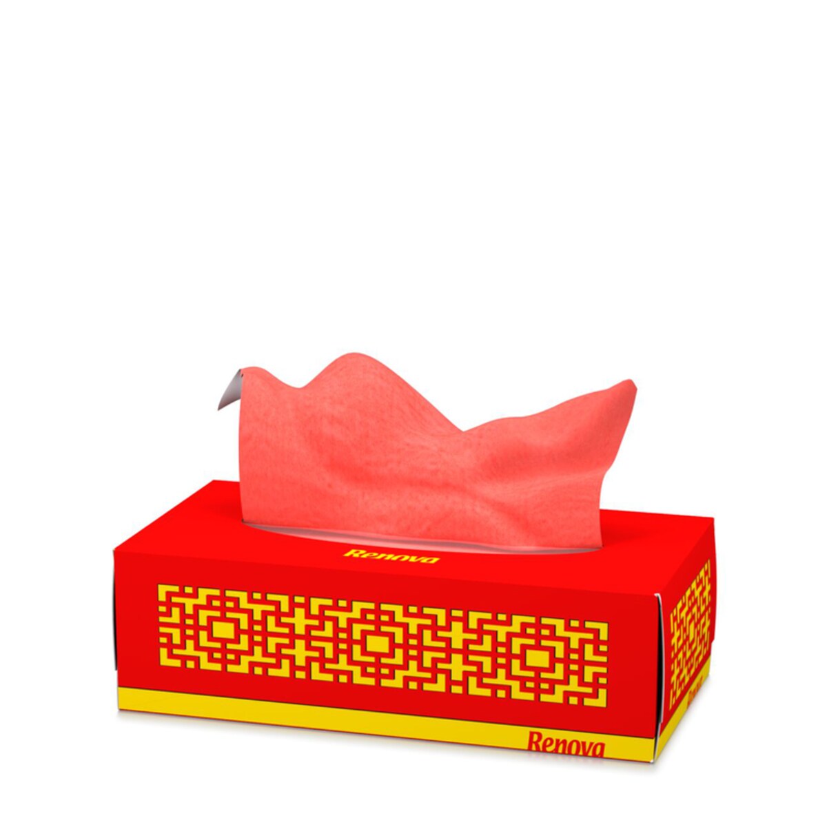 Wyciągane chusteczki higieniczne Renova czerwone 80szt