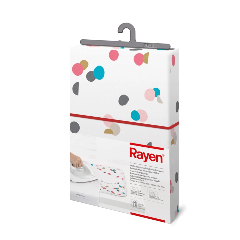 Podkładka w grochy do prasowania na stole Rayen