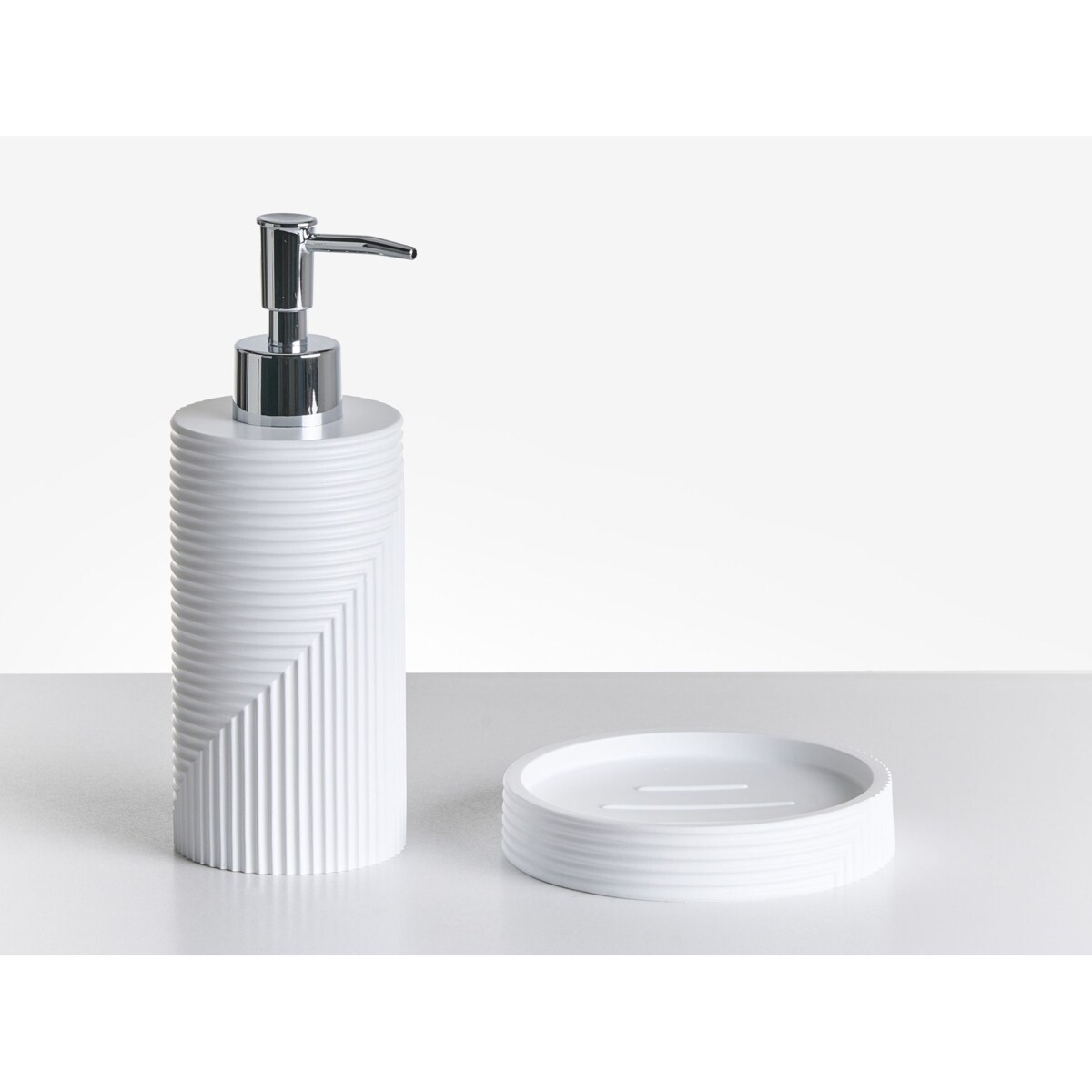 Zestaw akcesoriów łazienkowych 5 elementów SEPAHUA Biały