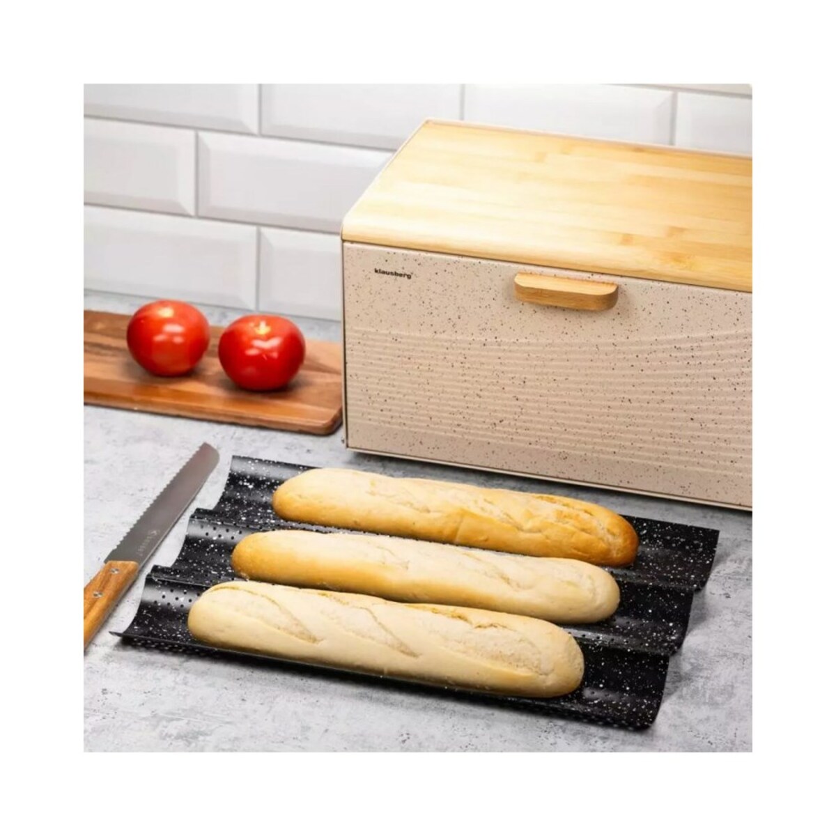 Kinghoff forma do bagietek zapiekanek 45228