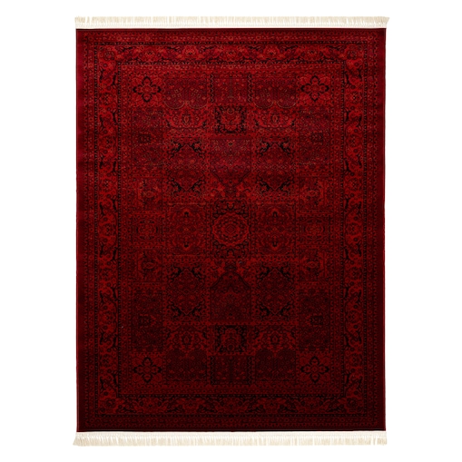 Dywan ORIENT 5365 bordo / czarny Ramka, 180x270 cm