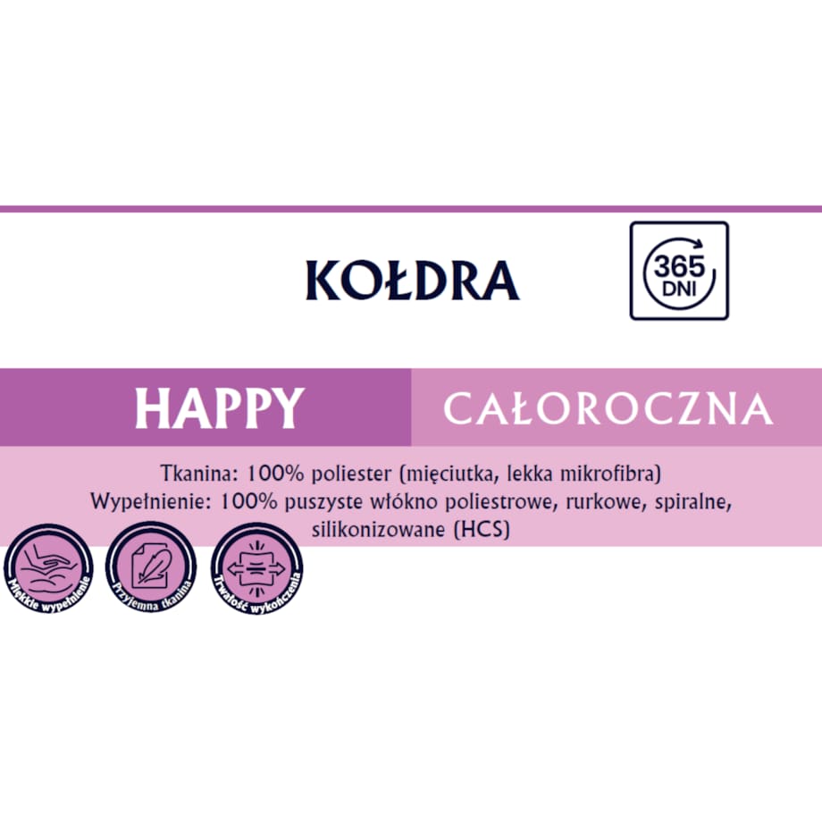 Kołdra Comfort 155x200cm, 155 x 200 cm