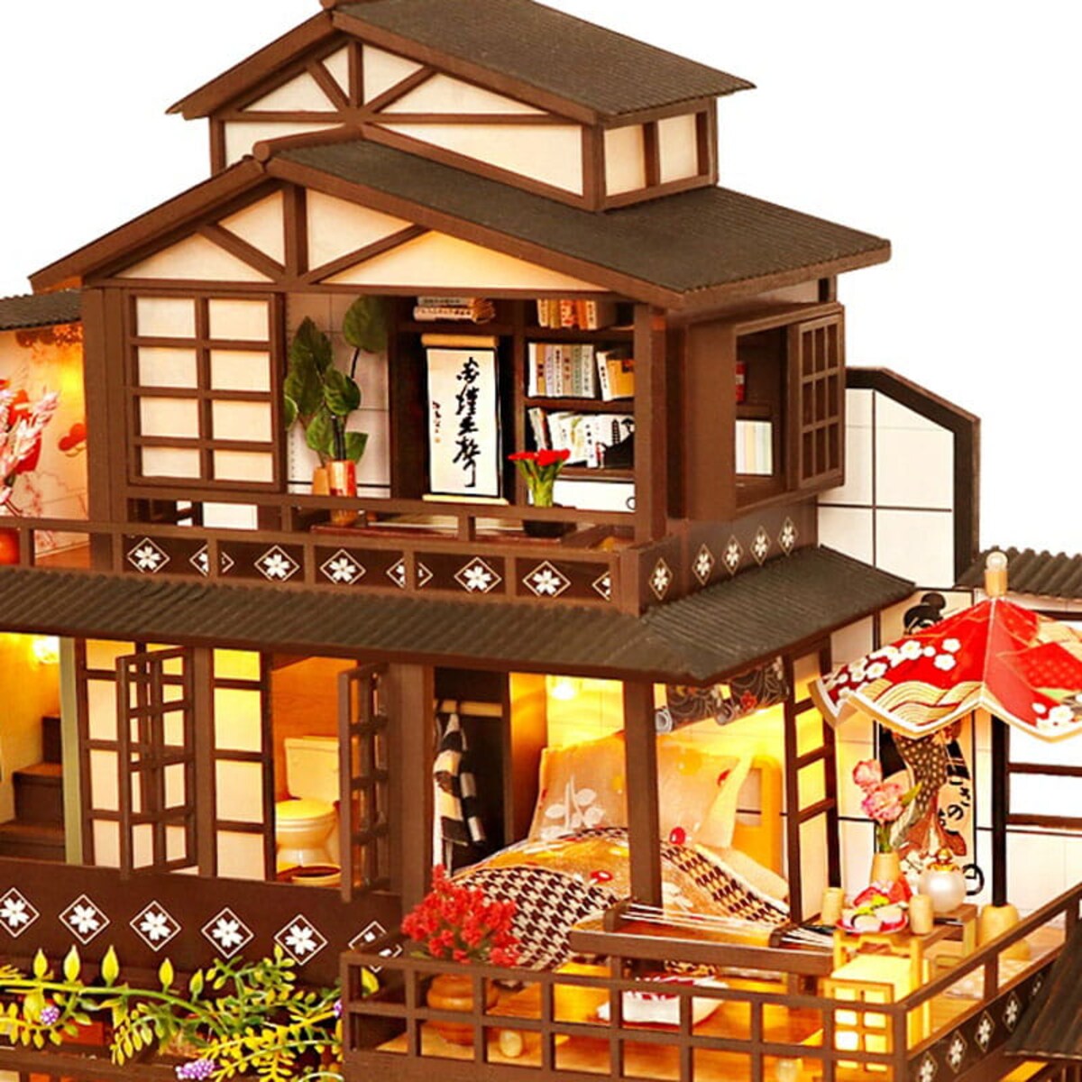 Miniaturowy domek DIY - Pałac Wiecznej Wiosny