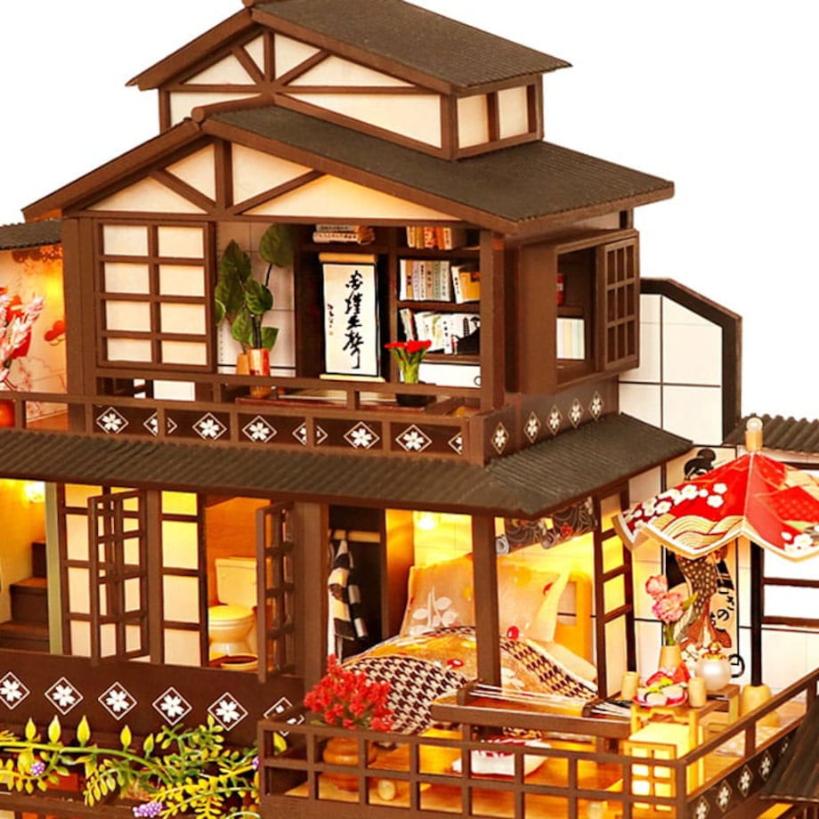 Miniaturowy domek DIY - Pałac Wiecznej Wiosny