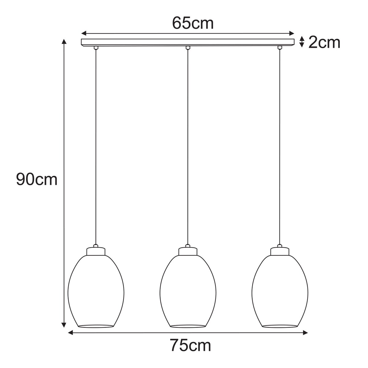 Lampa wisząca K-5721 z serii BALBO